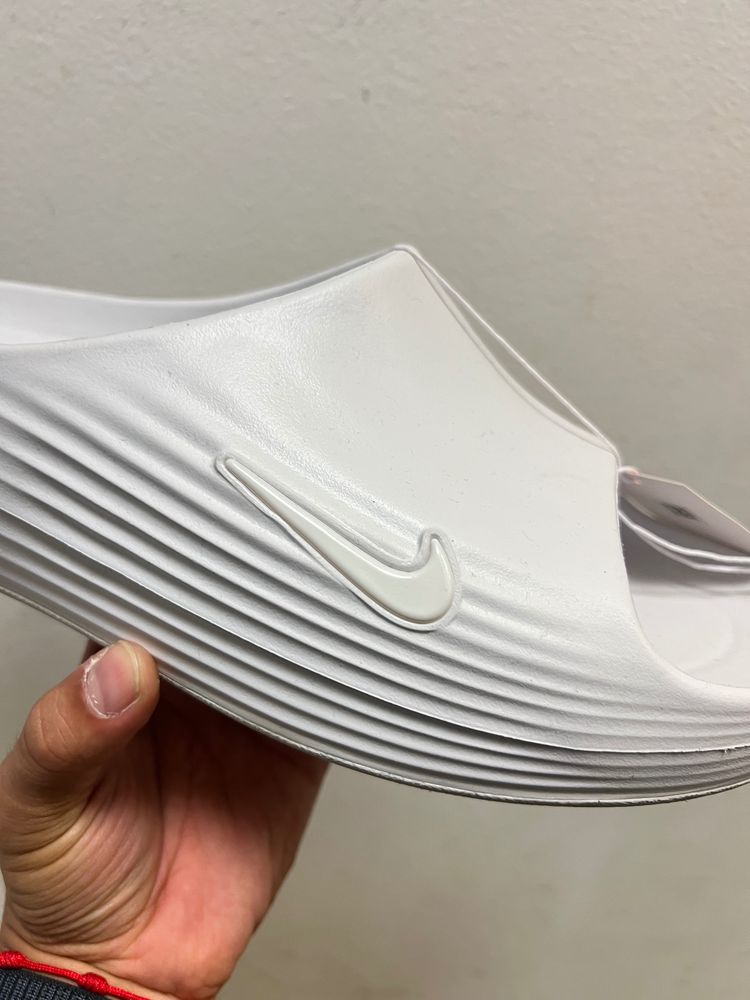 Nike white slip-on sandal 2