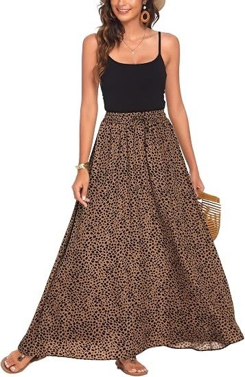 Leopard Print Maxi Skirt image 1