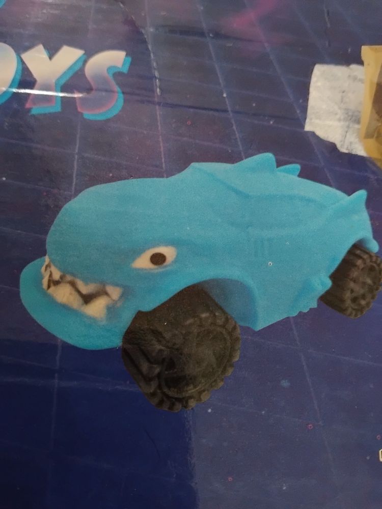 Blue Shark Stress Relieving Toy Car imagen 1