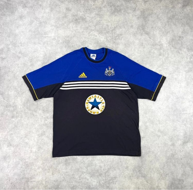 Vintage 1998-99 Adidas Newcastle United training t-shirt image 1