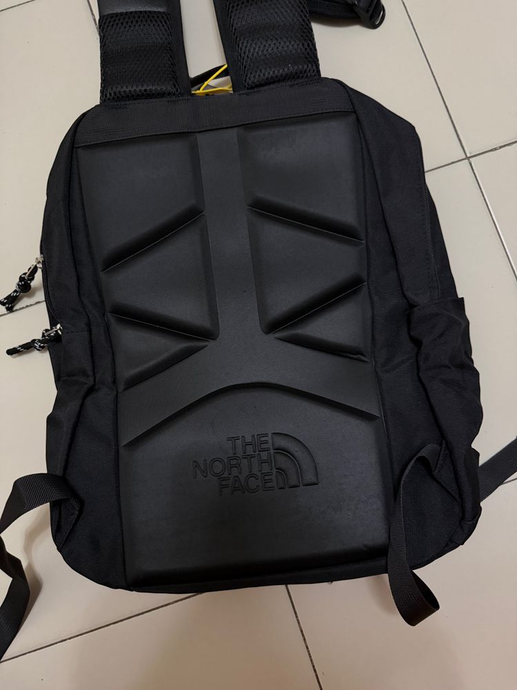 The North Face Black Backpack With Small Pouch image 4