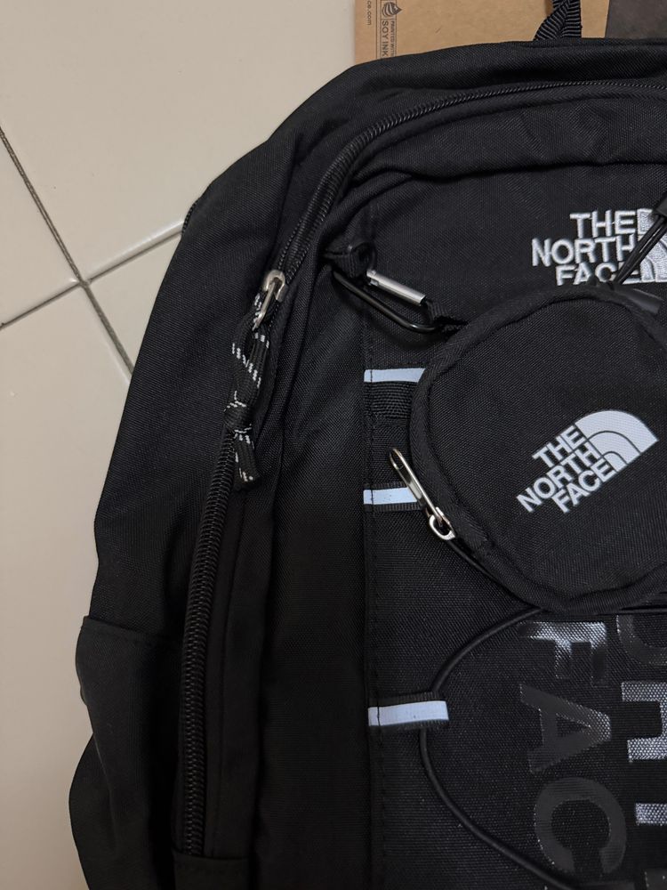 The North Face Black Backpack With Small Pouch image 5