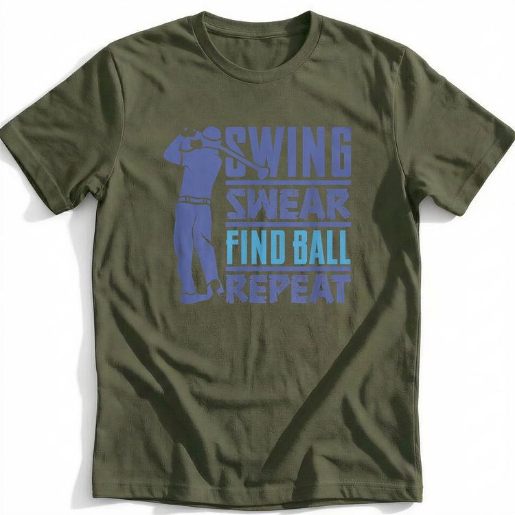 SWING SWEAR REPEAT 028 T Shirt US image 3