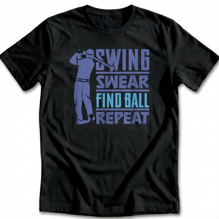 SWING SWEAR REPEAT 028 T Shirt US image 1