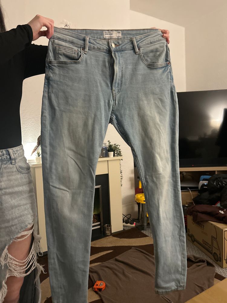 Nudie Jeans Light Blue bershka Jeans product image