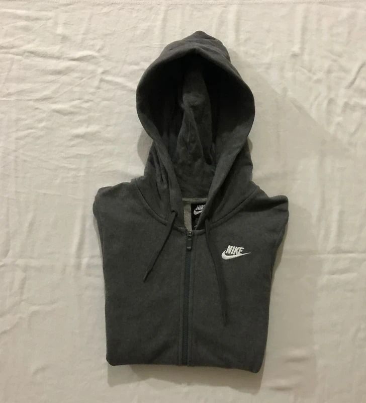 Felpa Hoodie Zipped Nike Man Grey Size XS