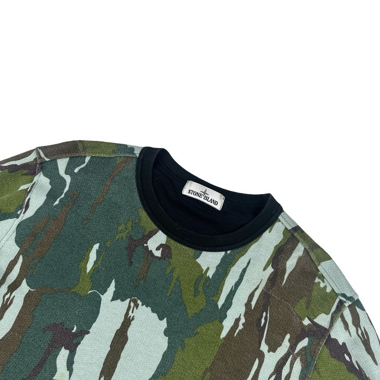 Stone Island 2015 Flowing Camo Cotton Crewneck Jumper - XL image 6