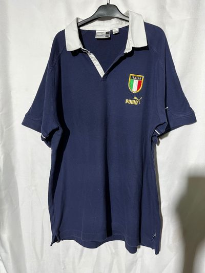 Puma Italia Navy Polo Shirt