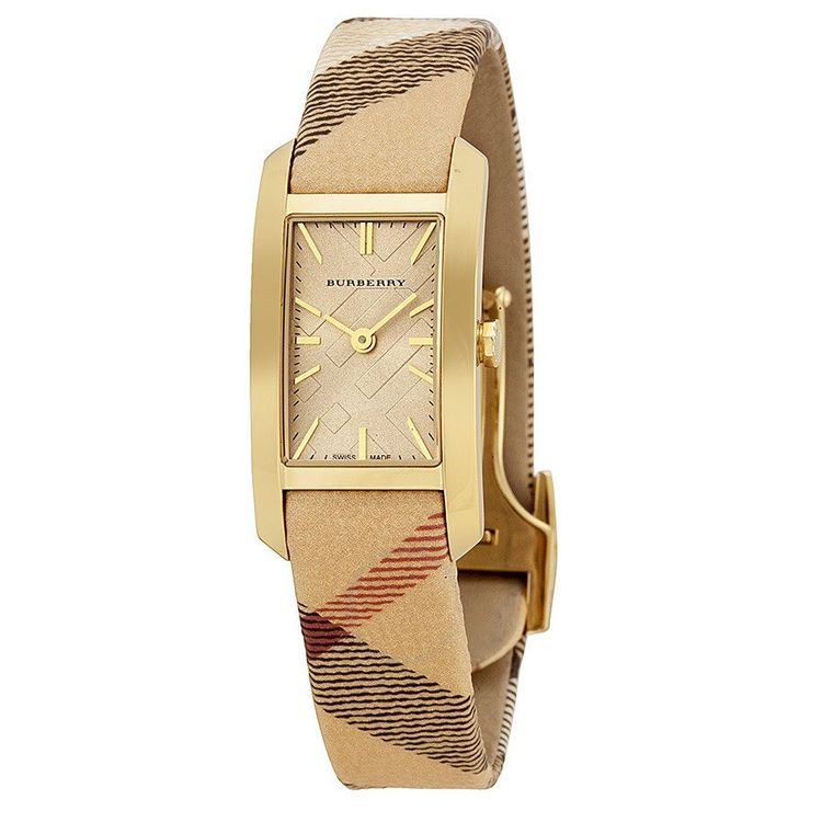 Burberry Burberry BU9509 Multicolor Leather Strap With Gold Dial Watch For Women product image