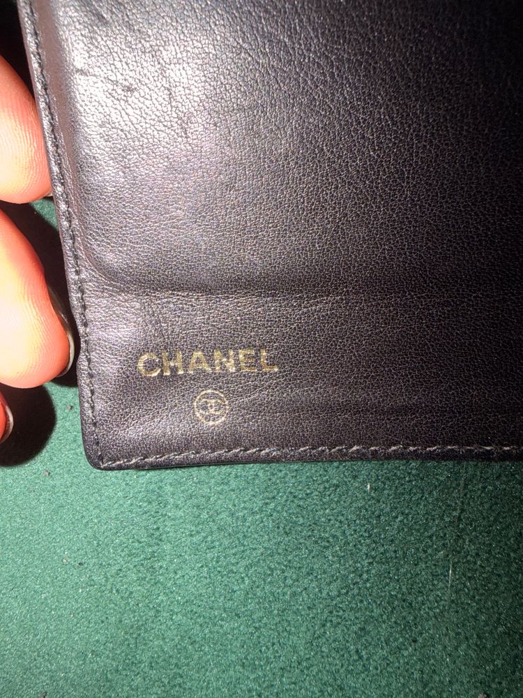 Chanel Black Leather Wallet On Chain BNWT  image 4
