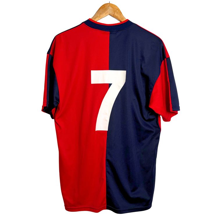 2001-02 Genoa Reserves Match Worn Home Shirt - L imagen 2
