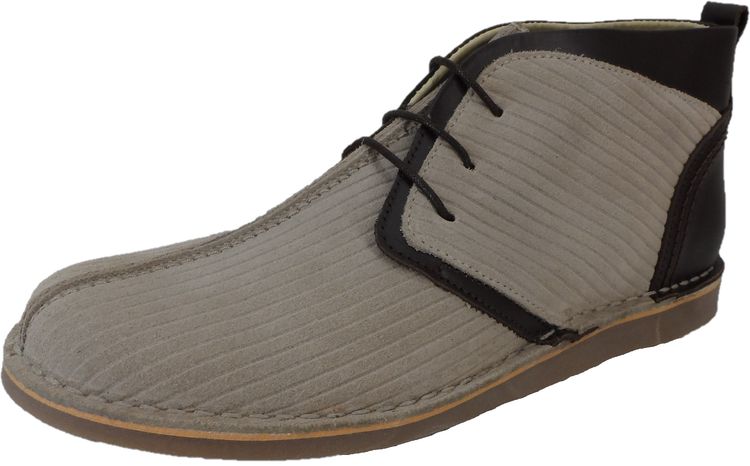 Ikon Original Beige/Stone Afterglow 70s Mod Style Real Suede Desert Boots image 1
