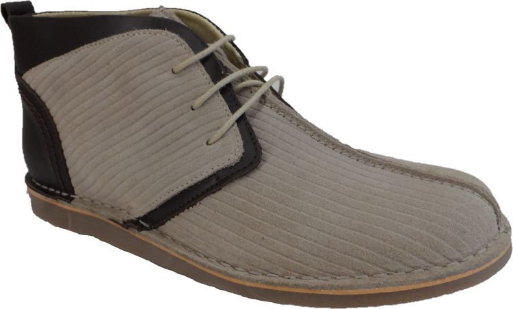 Ikon Original Beige/Stone Afterglow 70s Mod Style Real Suede Desert Boots imagen 4
