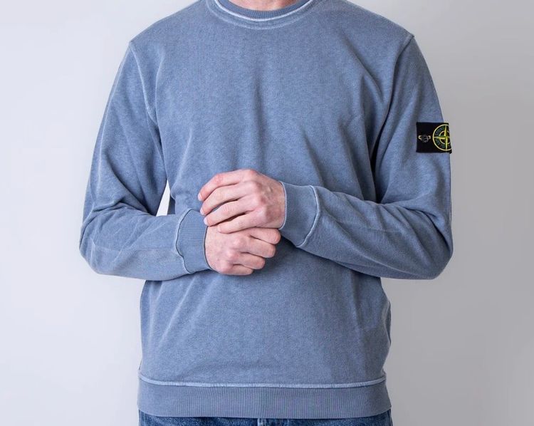 Stone Island Sweatshirt blue  obraz 1
