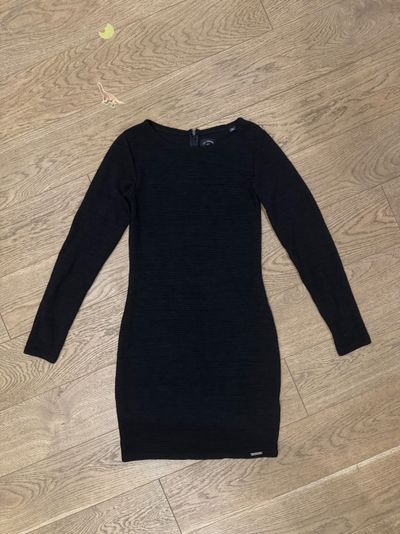 Superdry Black Long Sleeve Dress