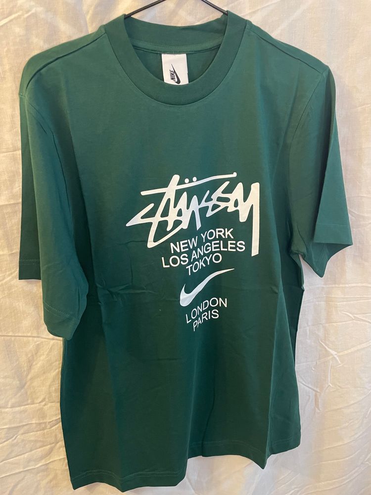 Stussy Green Graphic T-Shirt