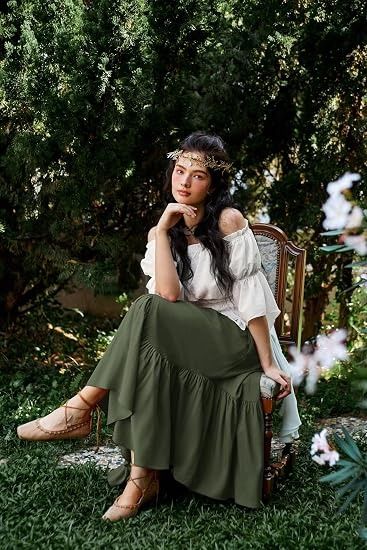 HIGH Green High Waist Skirt product image
