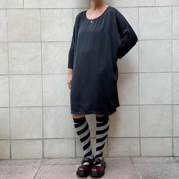 COS Abito nero in seta nero Y2K product image