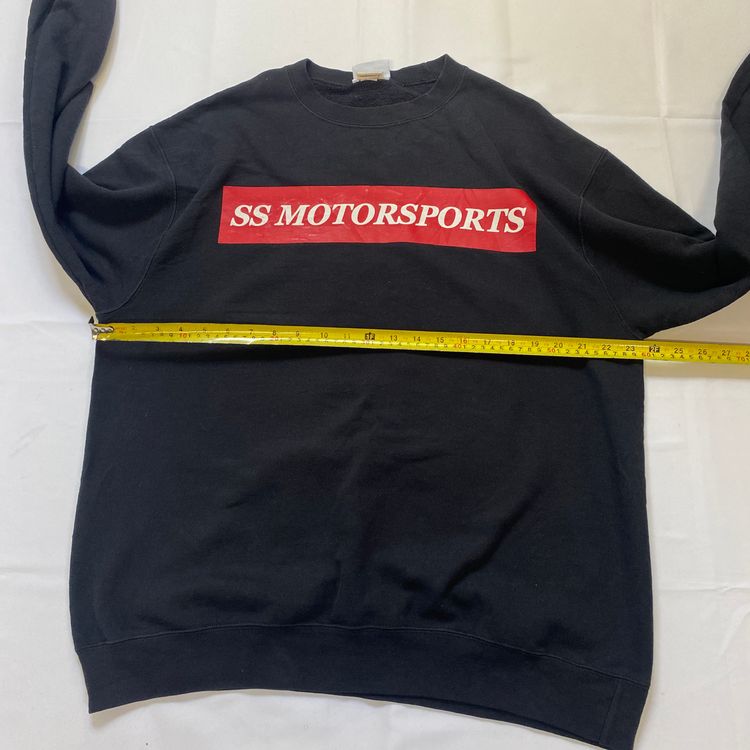 Champion SS Motorsports Graphic Crewneck Sweatshirt - Black (Large) obraz 8