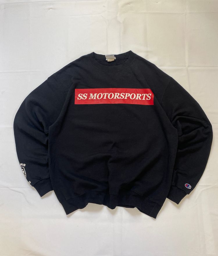 Champion SS Motorsports Graphic Crewneck Sweatshirt - Black (Large) imagen 1
