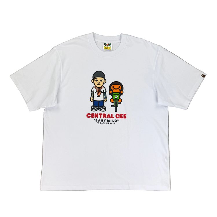 Bape x Central Cee Men’s White T-shirt  - Medium image 1