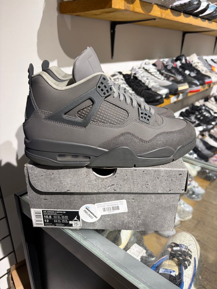 Jordan 4 Wet Cement UK 9.5 #303 imagen 1