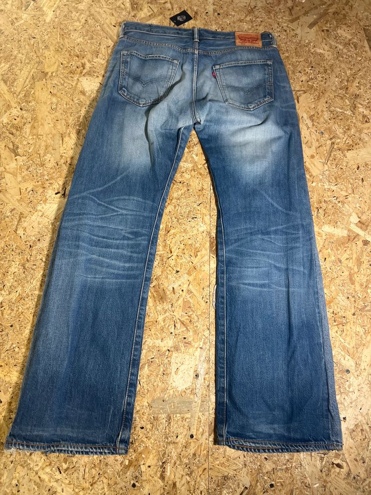 Distressed Blue Denim Jeans 2