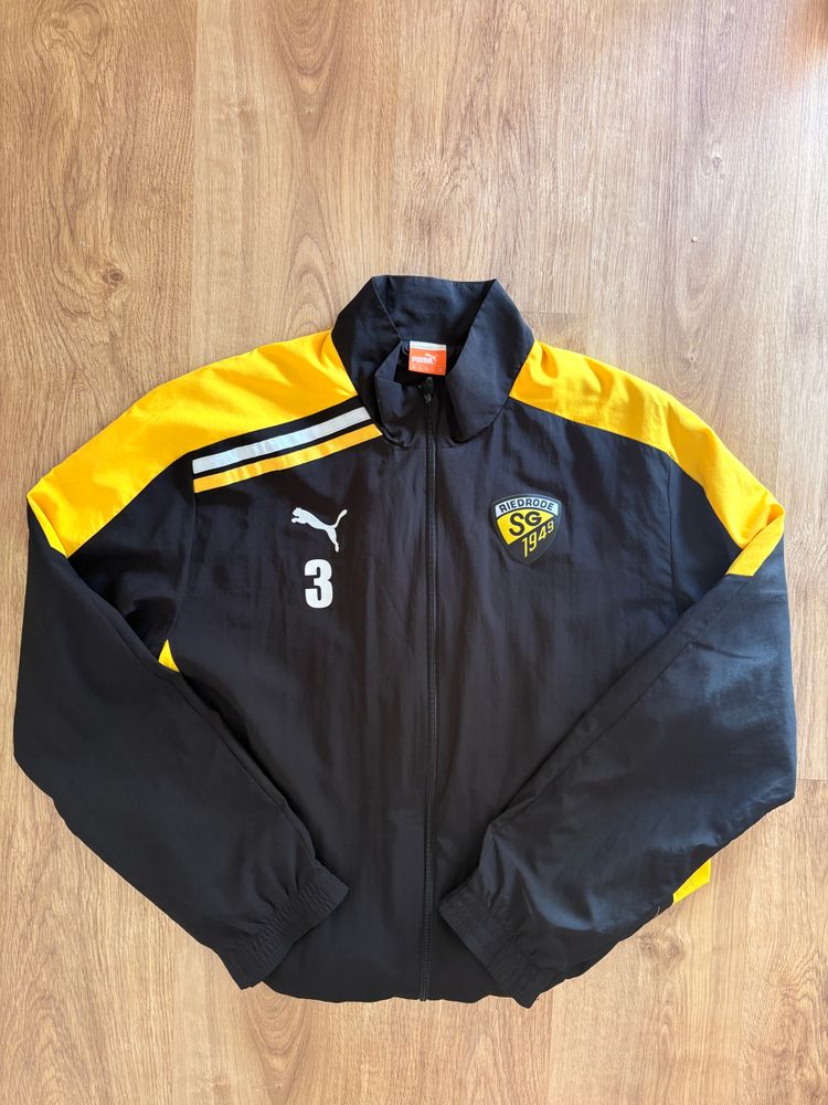 Puma Black And Yellow Sports Jacket