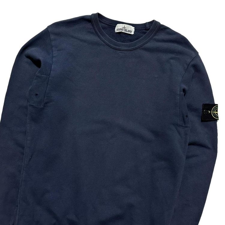 Stone Island Blue Pullover Crewneck image 2