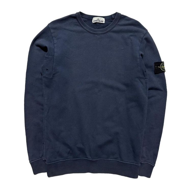 Stone Island Blue Pullover Crewneck image 1