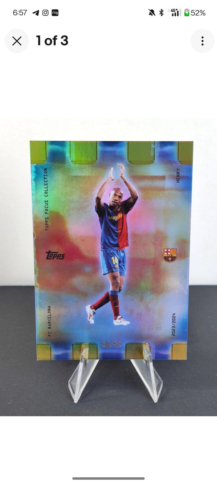 Topps Topps Fc Barcelona Soccer Trading Card product image