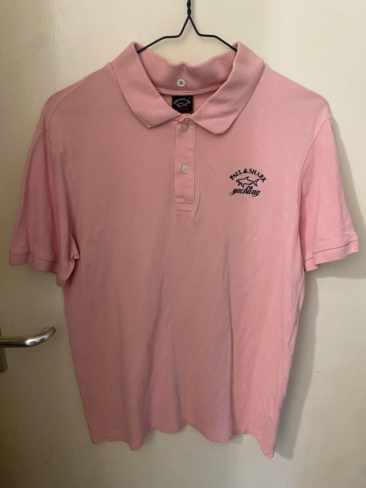 Paul & Shark Pink Polo Shirt