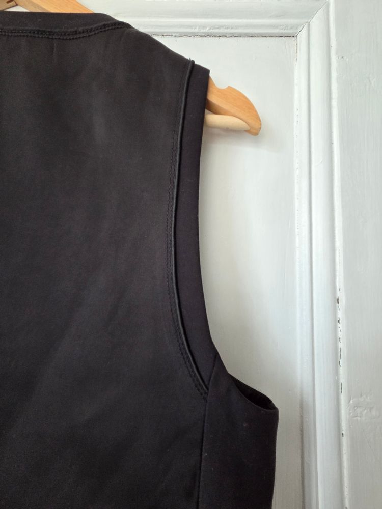 Zara Black Buttoned Vest 4
