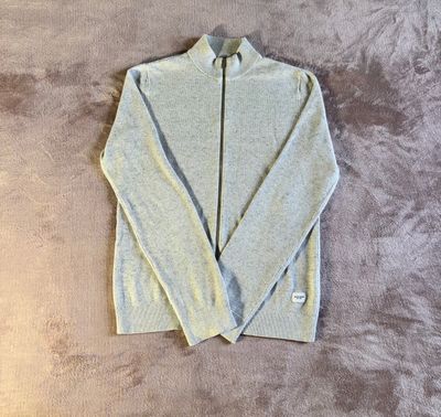Jack & Jones Grey Zip-Up Sweater