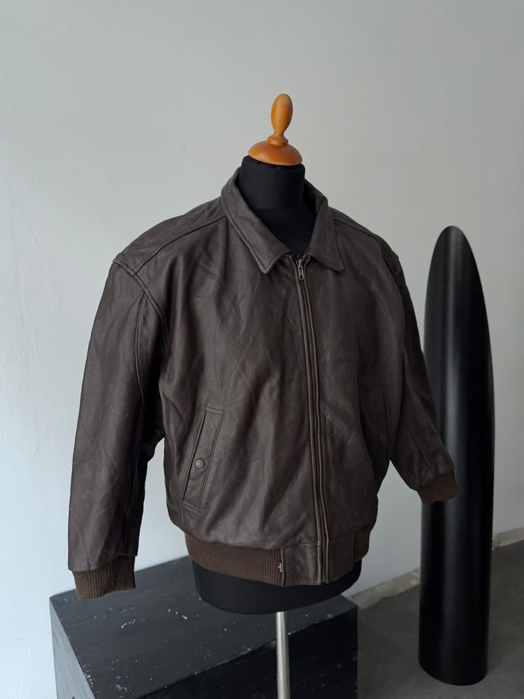 1990s Levi's Leather Jacket (M)