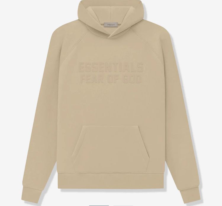 Essentials Fear Of God Hoodie sand