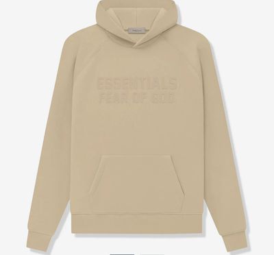 Essentials Fear Of God Hoodie sand