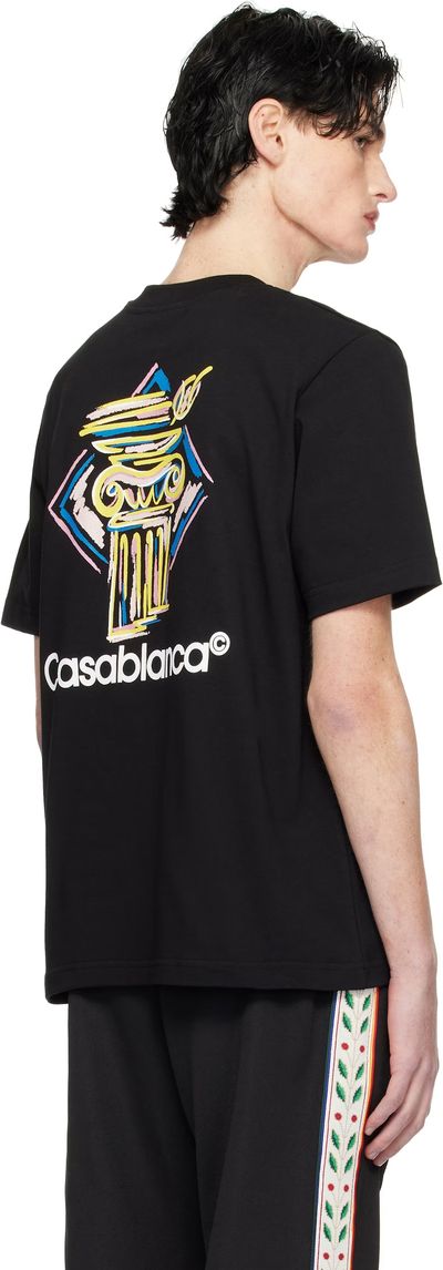 Casablanca Black Diamond Column T-shirt