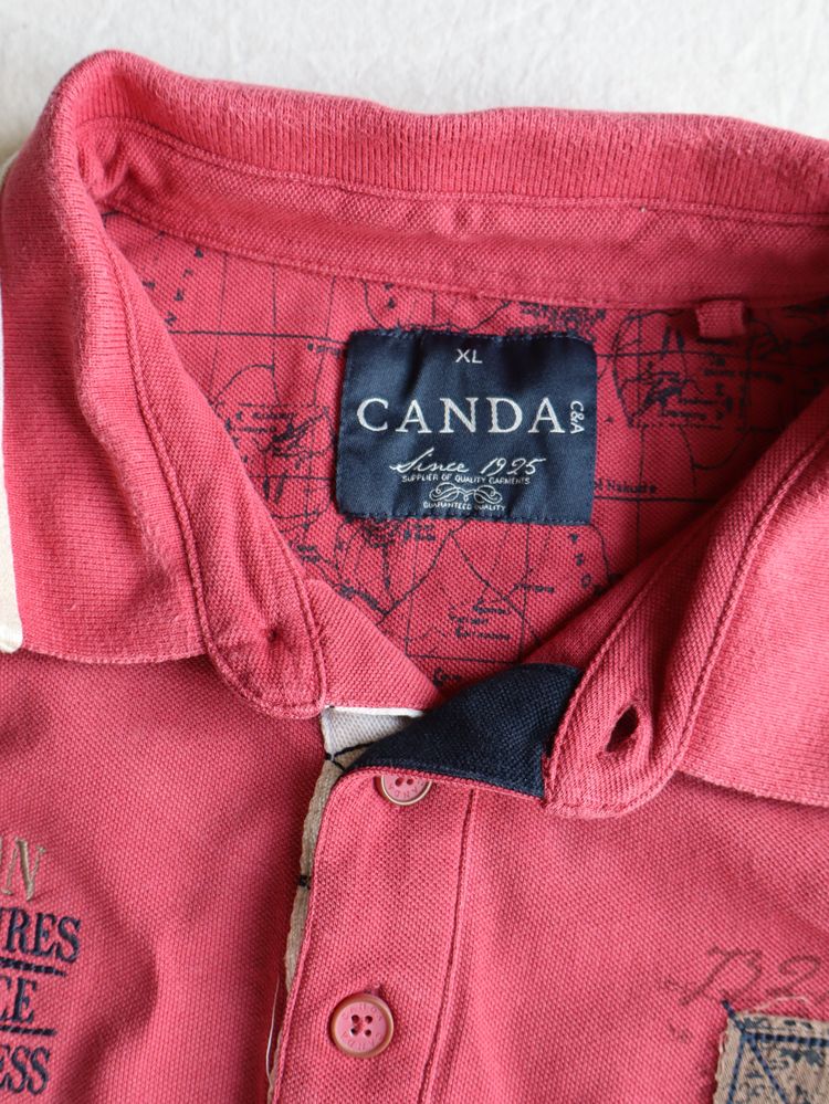 Immagine di Canda Red Polo Shirt 4
