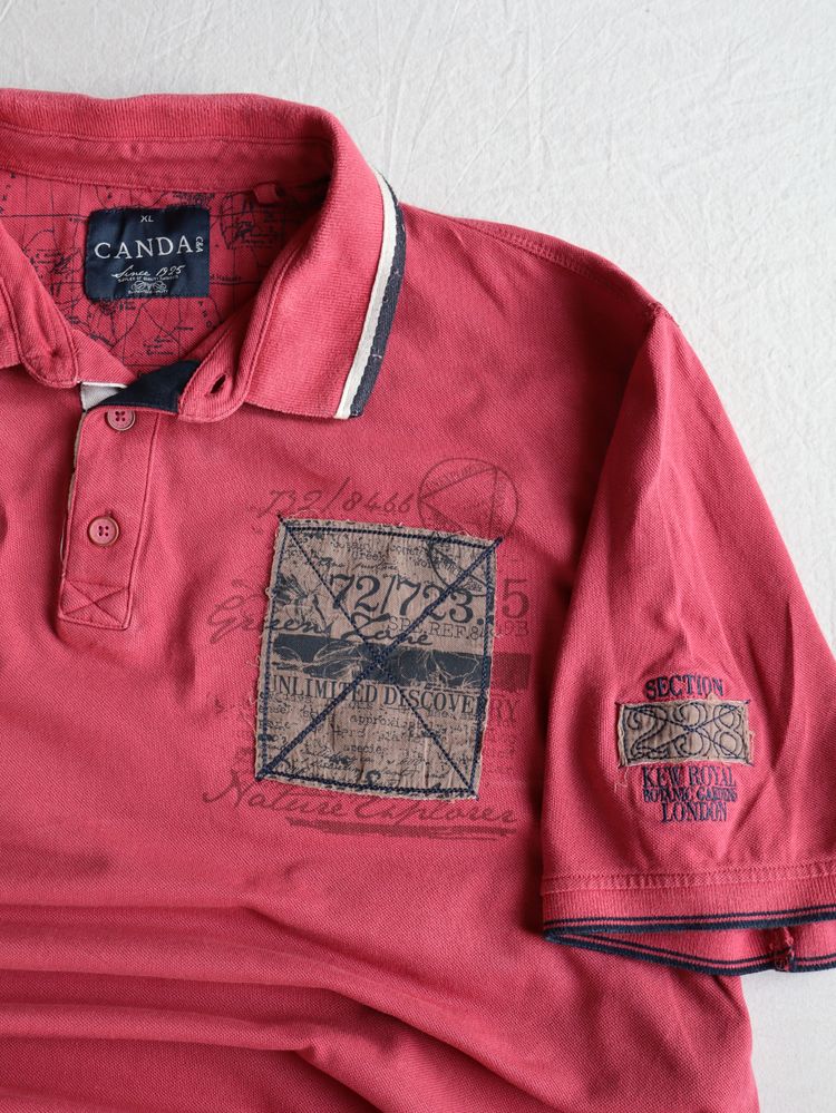 Immagine di Canda Red Polo Shirt 5