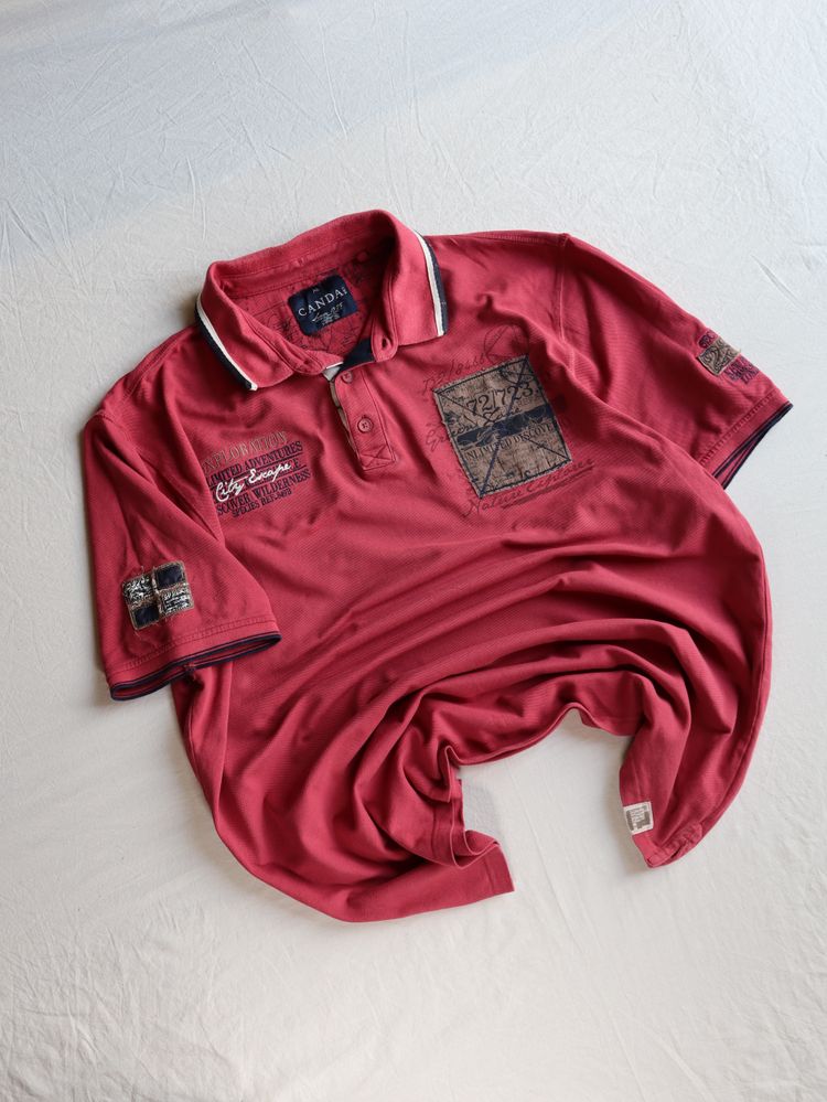 Immagine di Canda Red Polo Shirt 2
