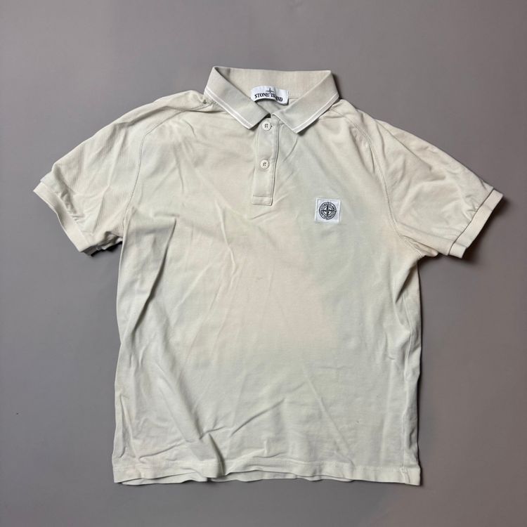 Stone Island Beige Polo Shirt - Medium
