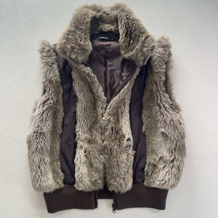 B.Young Faux Fur Vest