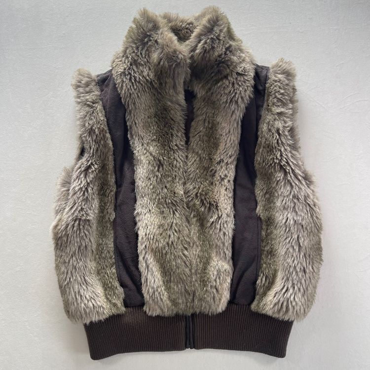 B.Young Faux Fur Vest 2