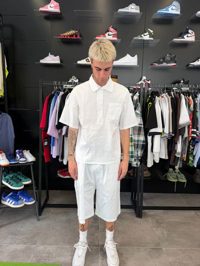 completino bianco polo + pantaloncino