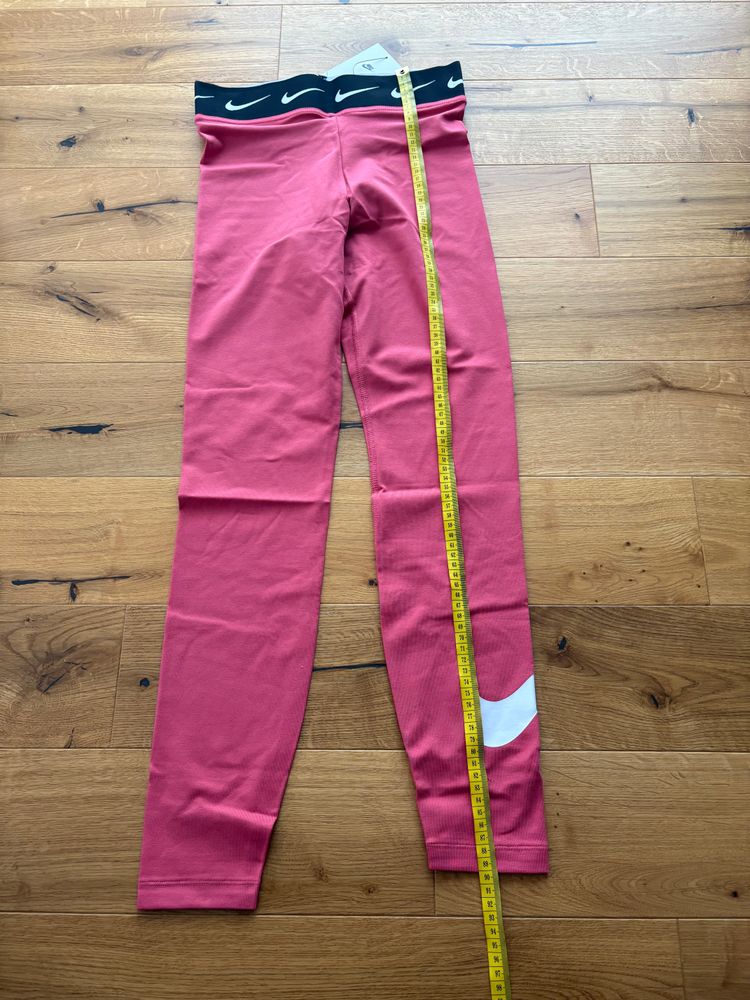 Nike Women'S Pink Tight Fit High Rise Full Length Leggings 9