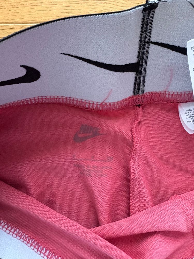 Nike Women'S Pink Tight Fit High Rise Full Length Leggings 4