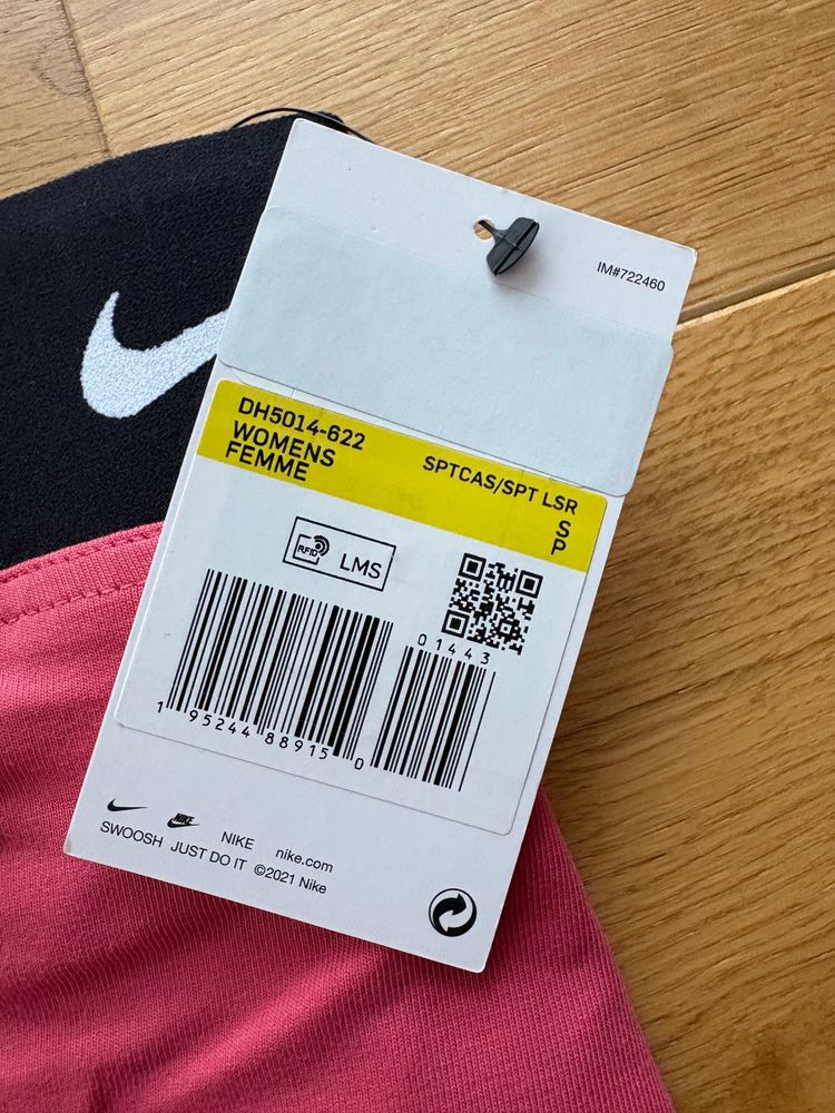 Nike Women'S Pink Tight Fit High Rise Full Length Leggings 2