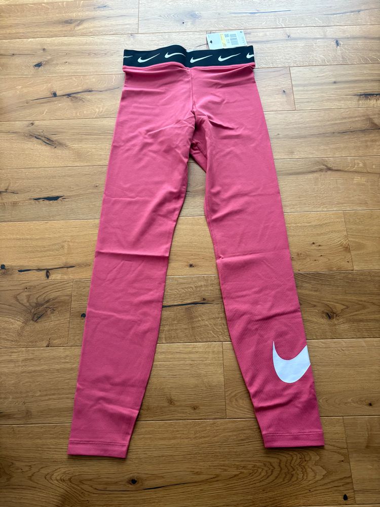 Nike Women'S Pink Tight Fit High Rise Full Length Leggings 6