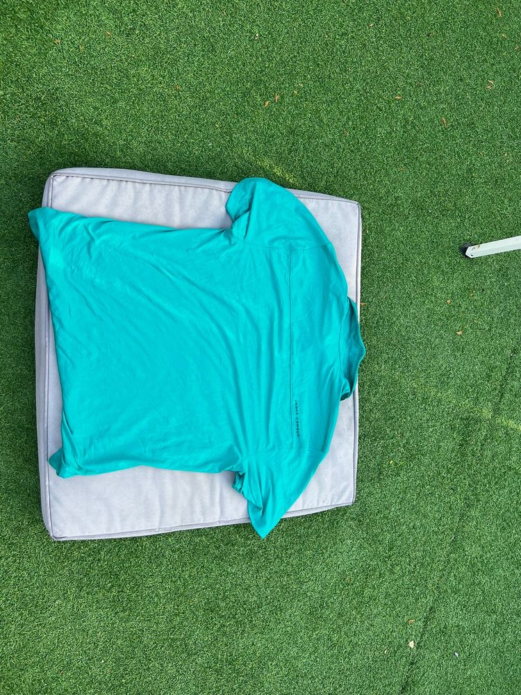 Under Armour Men's Turquoise HeatGear Polo Shirt XL Loose Fit imagen 3